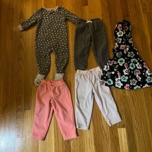 18 month fleece clothing bundle
